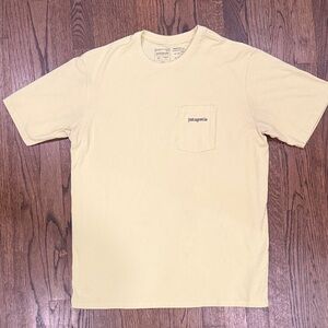 Patagonia Men's Yellow Short Sleeve Tee